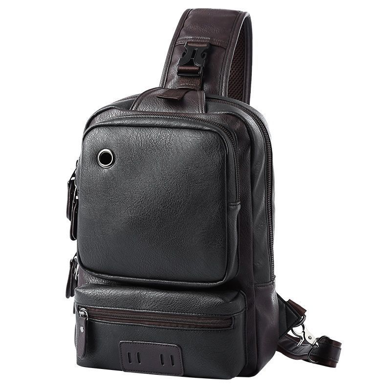 Sac messager à bandoulière pour homme, grande capacité, tendance - TANNERY