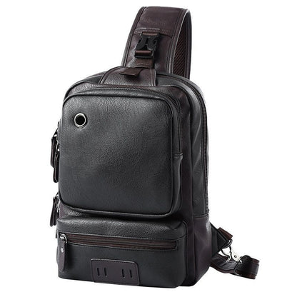 Sac messager à bandoulière pour homme, grande capacité, tendance - TANNERY