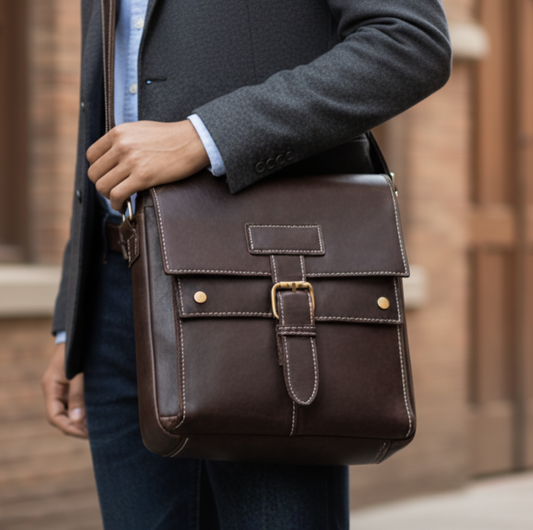 LÉON Maroquinerie: L'Art du Sac en Cuir Naturel