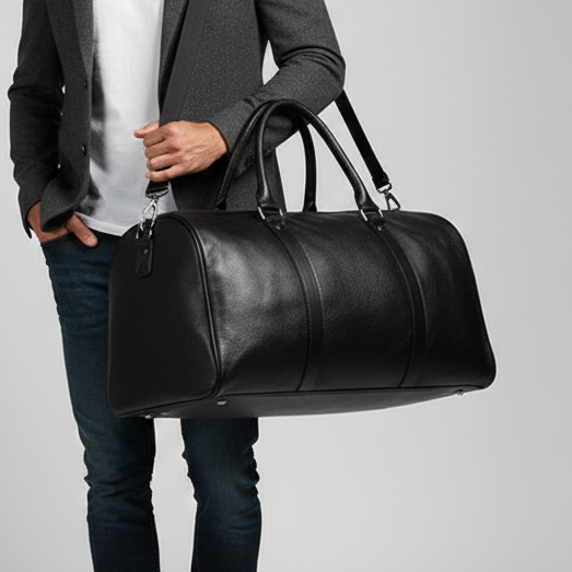 Voyageur Élite Accessoires de Maroquinerie en Cuir Pleine Fleur