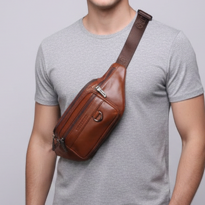 La Balade L'Art de Voyager Léger Sacs Banane en Cuir