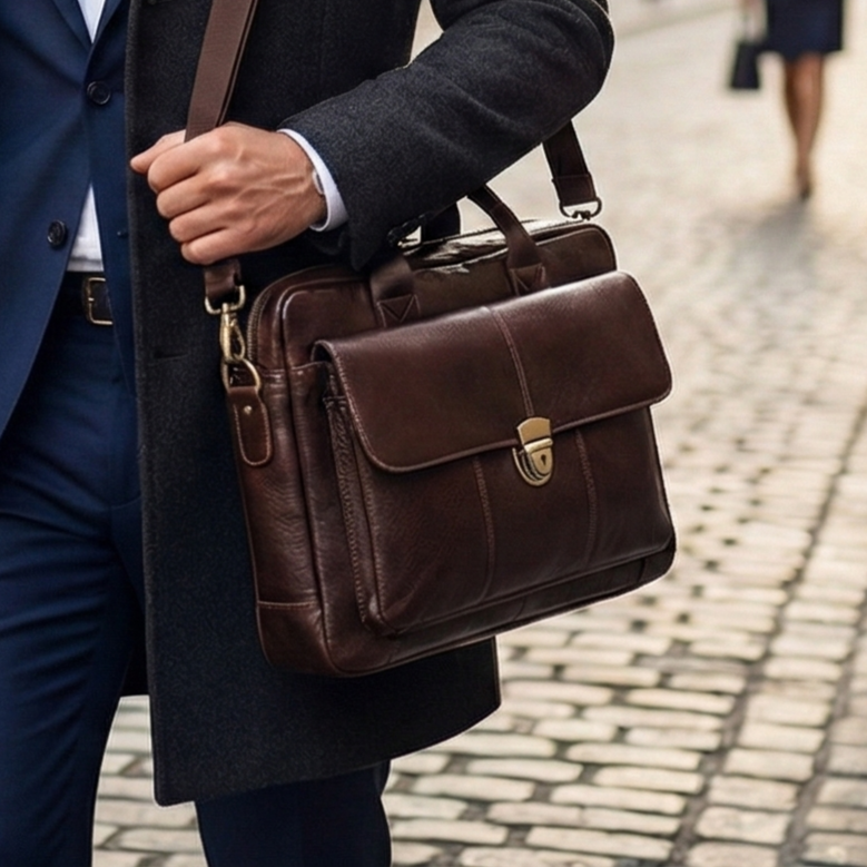 Héritage Mallette de Dirigeant en Cuir Grainé