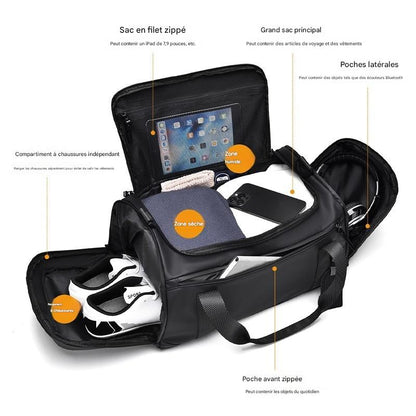 Sac de Sport Homme NORDEN Design Élégant et Fonctionnel pour Sport et Voyage